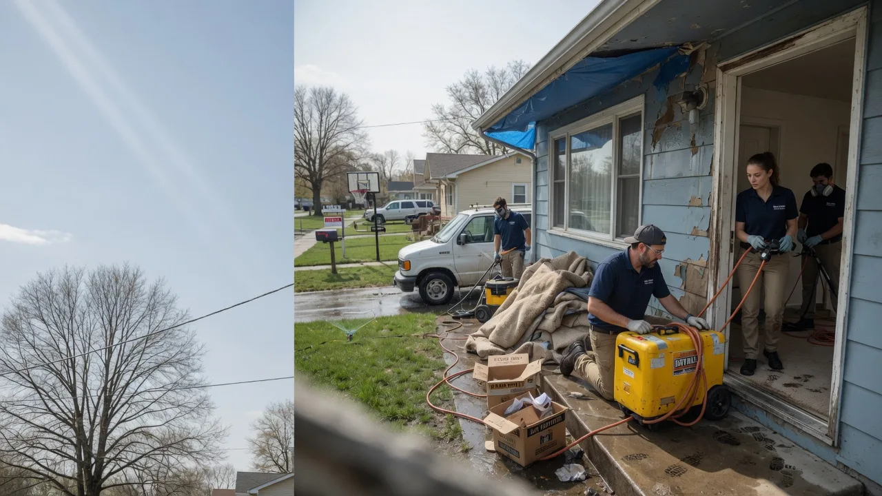 Basement Flood Cleanup in Woodhull, IL near me